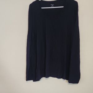 Daily Ritual Navy Long Sleeve Shirt